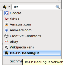 Firefox-Search engine